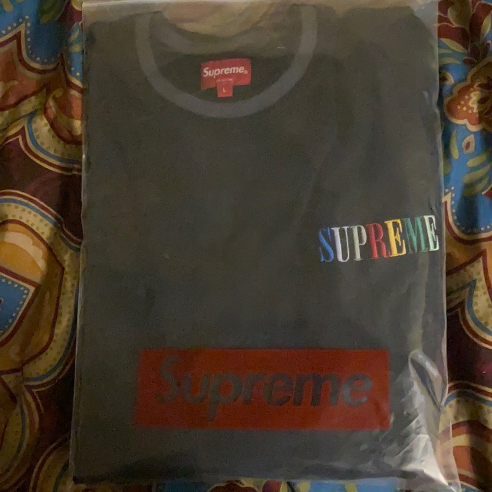 Supreme multicolor logo Sweater